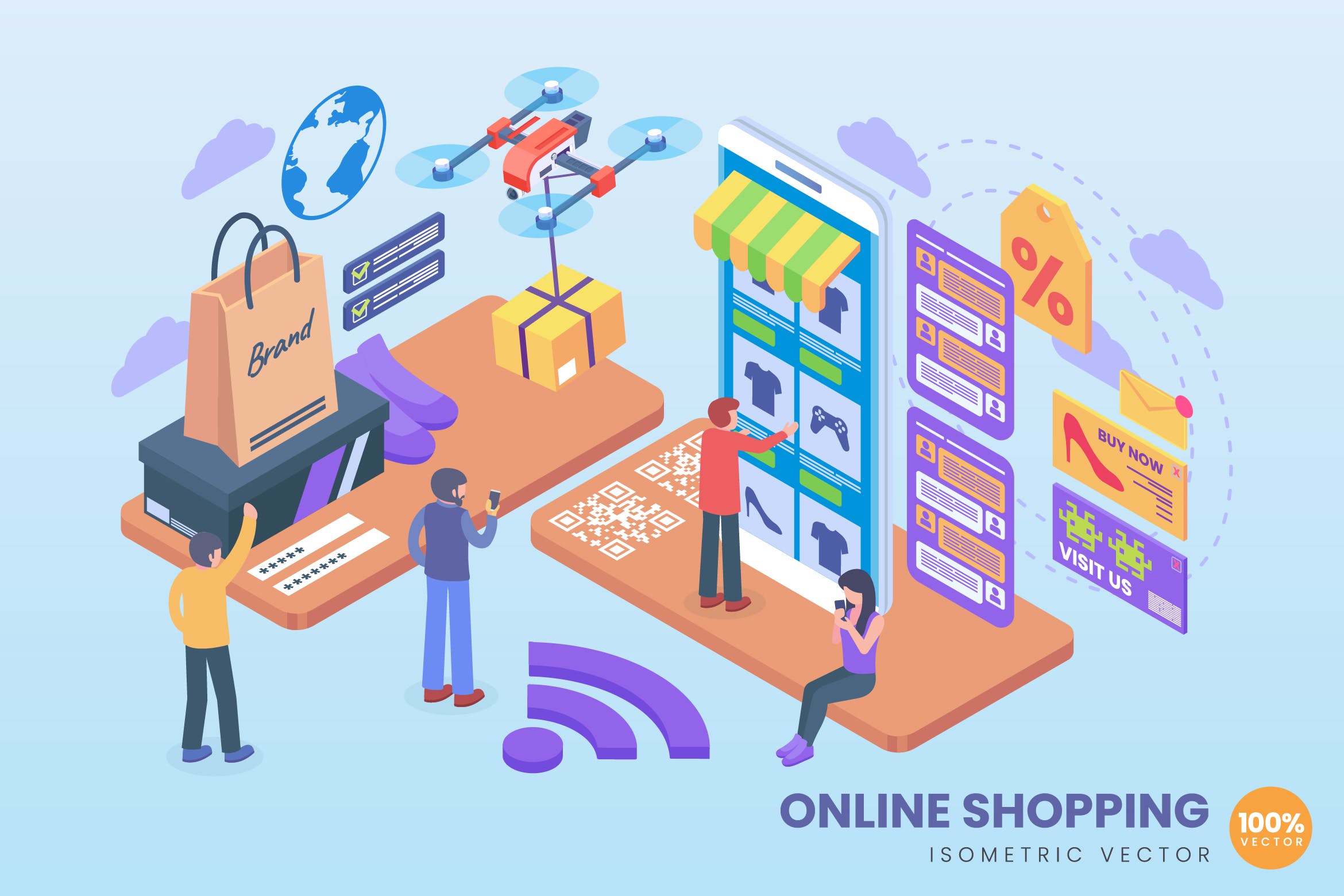 網上購物與電子商務 距離、螞蟻、素材與代理的精選概念解析